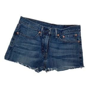 Levis 511 Cut-off Jean Frayed Hem Shorts Size 34